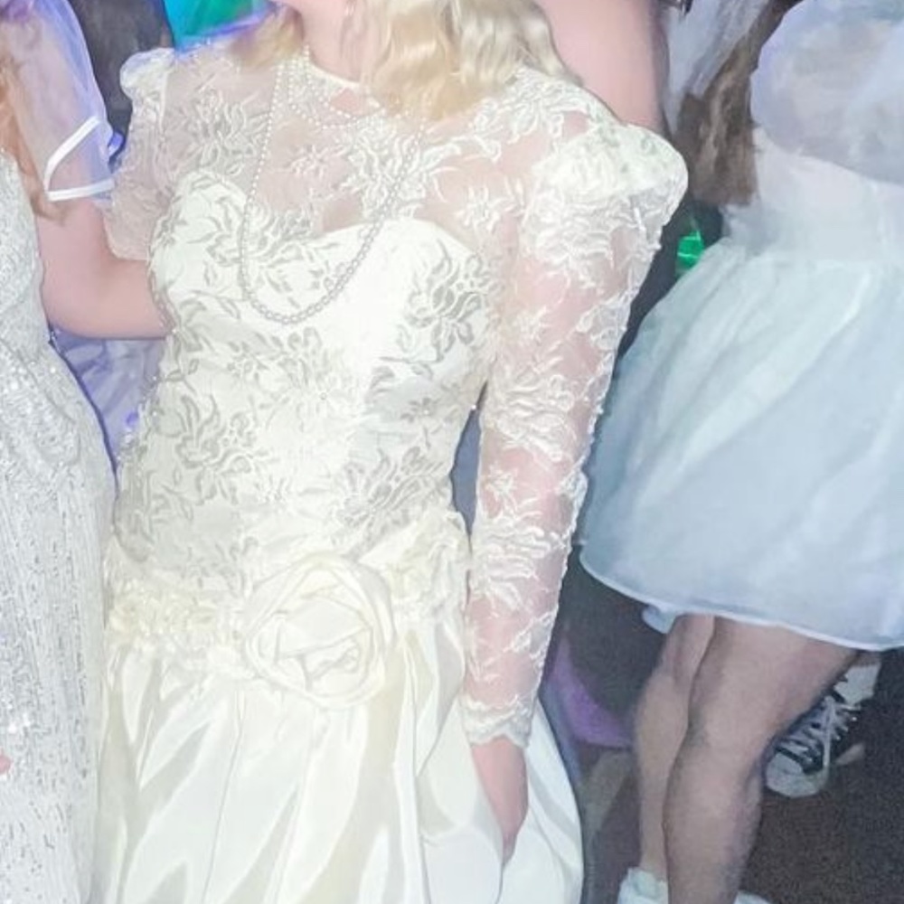 Antique wedding dress